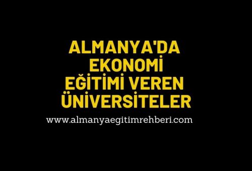 Almanya’da Ekonomi eğitimi veren üniversiteler