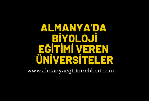 Almanya’da Biyoloji Üniversiteleri