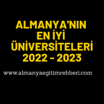 En iyi Alman Üniversiteleri