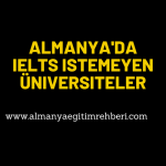 Almanya’da IELTS istemeyen üniversiteler