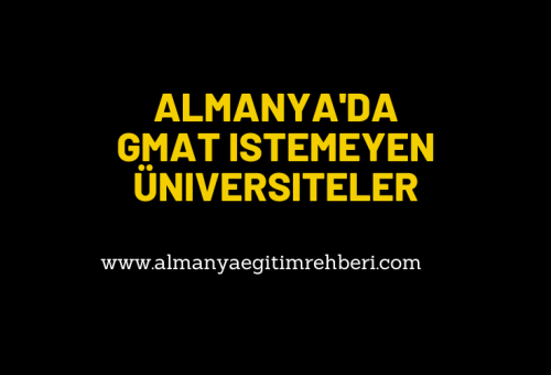 GMAT olmadan Almanya’da MBA