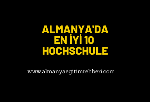 Almanya’da Uygulamalı Bilimler Üniversiteleri