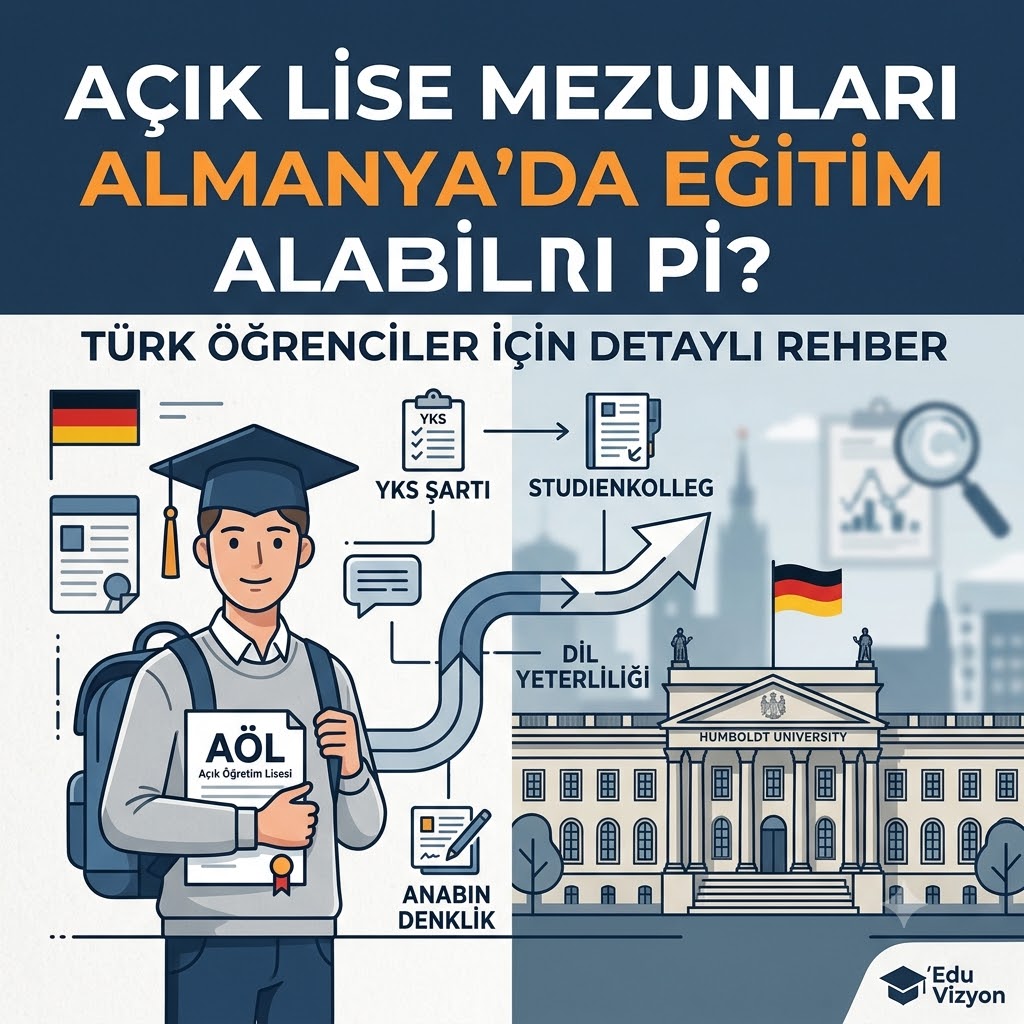 Açık Lise Mezunları Almanya’da Eğitim Alabilir mi?